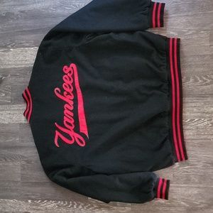 MLB New York Yankees Varsity Reversible Mens Jacket Size 4XL